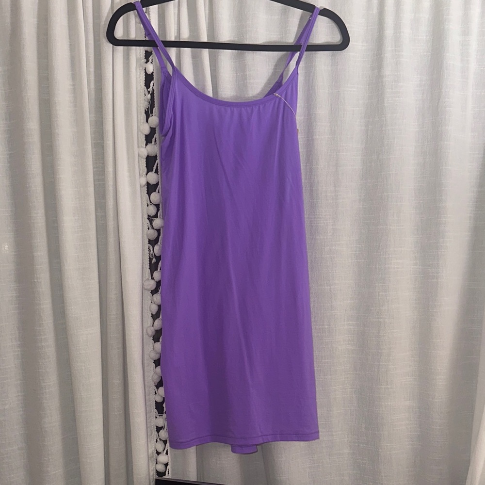 SKIMS Purple Spaghetti Strap Dress